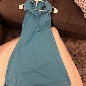 NWOT ALO Yoga Sky Blue Sleeveless Dress